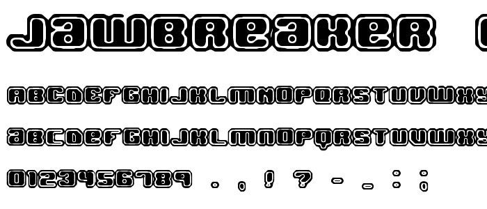 Jawbreaker OL2 BRK font